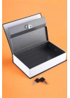 ® Gizli Kasa İngilizce Sözlüğü Kitap Görünümlü Anahtarlı Gizli Mini Çelik Kasa Kilitli