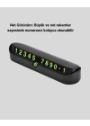 ® Gri Alüminyum Araç İçi Telefon Numaratörü – Dayanıklı, Modern ve Net Görünürlük Sağlayan Tasarım