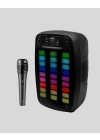 GTS 1793 Kablosuz Bluetooth Hoparlör 6.5 İnç Işıklı ve Güçlü Bass