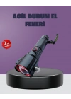 ® Güçlü Işıklı El Feneri Acil Durum Çekiç ve Pusula