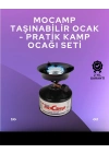 ® Hafif ve Kompakt Tasarımlı Taşınabilir Kamp Ocağı – Ergonomik Kullanım