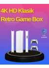 ® HDMI Çıkışlı Kablosuz 2 Kollu 4K Retro Oyun Kutusu