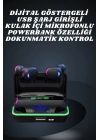® İkili Bluetooth Kulaklık Dijital Göstergeli Uzun Pil Ömrü Yüksek Ses Kaliteli