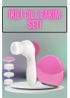 ® İkili Cilt Bakım Seti 5 Başlıklı Yüz Temizleme ve Masaj Aleti Canlandırıcı ve Onarıcı