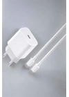 ® İOS Uyumlu Type-C Girişli Hızlı Şarj 15/15 Pro Max Adaptör ve Kablosu