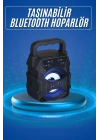 ® Işıklı Bluetooth Hoparlör Ses Bombası Taşınabilir Yüksek Ses Kaliteli Radyo Özelliği