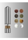 ® Işıklı Pilli Baharat Değirmeni Taze ve Pratik Öğütme