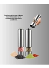 ® Işıklı Pilli Baharat Değirmeni Taze ve Pratik Öğütme