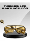 Işıklı Tasarımlı LED Gözlük Eğlence Aksesuarı