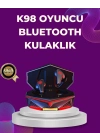 ® Kablosuz Bluetooth Gaming Kulaklık Led Işıklı