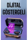 ® Kablosuz Bluetooth Kulaklık Dijital Göstergeli Uzun Pil Ömrü