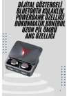 ® Kablosuz Bluetooth Kulaklık Powerbank Özellikli Göstergeli Hd Mikrofon