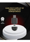 Kablosuz CarPlay ve Android Auto Dönüştürücü – USB-A & Type-C Girişli Akıllı Adaptör