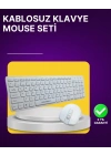 ® Kablosuz Klavye ve Mouse Seti - Ergonomik Tasarım, Sessiz Kullanım, Geniş Uyumluluk