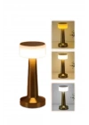 ® Kablosuz Renkli Masa ve Gece Lambası Altın Rengi Dokunmatik Led Lamba