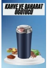 ® Kahve ve Baharat Öğütücü Kolay Temizlenebilir Paslanmaz Çelik Taşınabilir