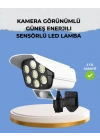 ® Kamera Görünümlü Solar LED Lamba Hareket Sensörlü Uzaktan Kumandalı Bahçe Duvar Aydınlatması