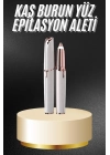 ® Kaş Bıyık Tüy Epilasyon Aleti Pilli Yüz Kaş Epilatör Kıl Tüy Alma Epilasyon
