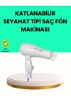 ® Katlanabilir Seyahat Tipi Saç Kurutma Makinesi Çift Kademeli Ayar