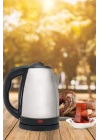 ® Kettle C F Tipi 220-240V Paslanmaz Çelik Elektrik Kablolu Otomatik Kapanma