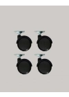 ® Kilitsiz 4 cm Tekerlek Ayak 4’lü Set Sessiz ve Dayanıklı