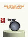 ® Kilitsiz Mini Tekerlek Ayak 4 cm 4’lü Set Kolay Montaj