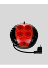® Kırmızı Renk 3 Metre 4’lü Kablolu Priz Makarası