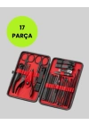 ® Kompakt ve Şık Tasarımlı 17 Parça Bakım Seti
