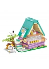 ®  KP28018 Keeppley Lovely Street Calico Cat Comic House Blok Seti -Vagonlife