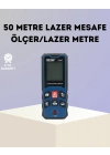 ® Lazer Metre 50 MT Hassas ve Hızlı Ölçüm Özellikli