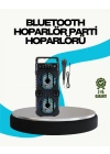 LED Işıklı Kablosuz Hoparlör – Bluetooth, FM Radyolu, Taşınabilir Şarjlı