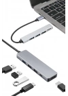 ® Macbook Pro/air Uyumlu USB Type-C 8 In 1 Hub Dönüştürücü Çevirici Çoklayıcı USB Hdmı Micro Sd 8 Girişli