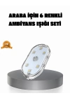 ® Manyetik Araba İçi Ambiyans LED Işık Seti – Kolay Montajlı ve Kablolara Gerek Yok