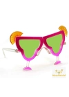 Margarita Bardak Şeklinde Parti Gözlüğü Pembe 16x8 cm