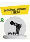 ® Mini Masaj Tabancası 4 Başlık 6 Hız Ayarlı