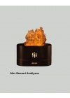 ® Modern Tasarımlı Alev Efektli LED Aromaterapi Hava Nemlendirici