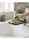 ® Musluğa Monte Sünger Organizeri Hijyenik Drenajlı Pratik Tasarım