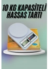 ® Mutfak Tartısı Dijital Göstergeli Hassas Tartı 10 Kg Kapasiteli