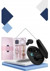 ® Nabız Ölçer Hediye Bileklikli Akıllı Saat ve Dijital Göstergeli Bluetooth Kulaklık Çoklu Şarj Girişi
