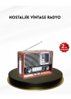 ® Nostaljik Radyo – Şık Dekoratif Tasarım ve Güvenli 2 Yıl Garanti