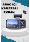 ® Ön ve Arka Kameralı 2 İnç 1080P Full HD DVR Araç İçi Ekran