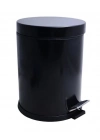 ® Onno Siyah Pedallı Çöp Kovası 5 Lt