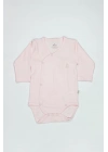 ®   Organik Natural Basic Style Kruvaze Uzun Kol Body BS17102 Pembe