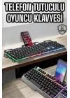 ® Oyuncu Klavyesi Q Klavye RGB Işıklı Mouse Hediyeli