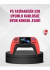 ® P5 Retro GamePad 520 Oyunlu Taşınabilir Oyun Konsolu