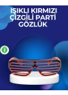 Parti ve Festival Aksesuarı LED Işıklı Gözlük