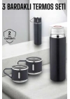 ® Paslanmaz Çelik 3’lü Termos Seti Vakumlu ve 8 Saat Isı Koruma