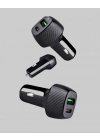 ® PD Destekli 38W Araç Şarj Başlığı Type-C + USB Çift Çıkış Hızlı Şarj
