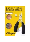 Pedikür Makası Tırnak Batık Makası Titanyum Çelik Profesyonel 721332