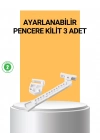 ® Pencere Cam Emniyet Kilidi Açılma Sınırlayıcı Set